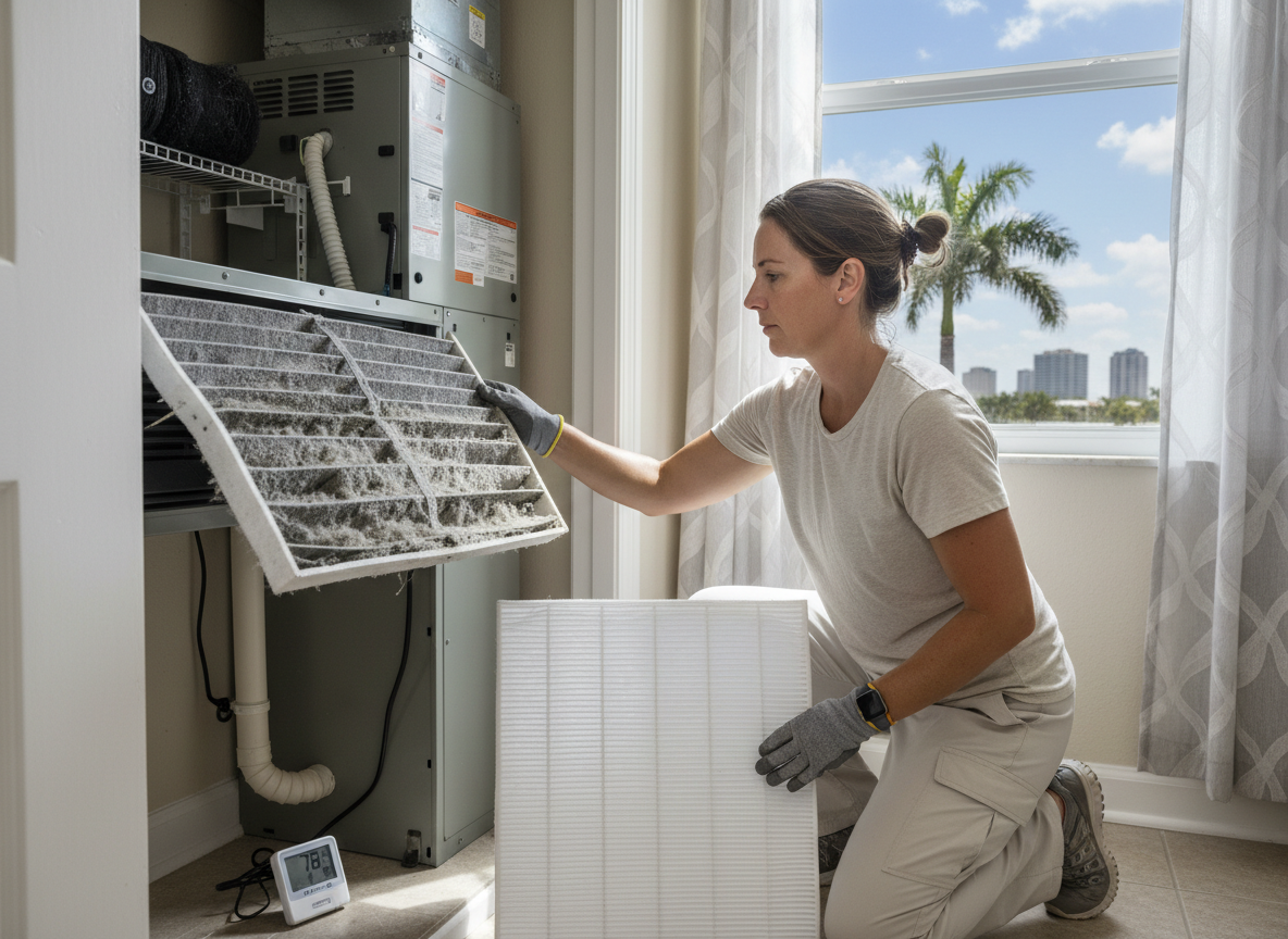 How To Change AC Filters In Florida's Humid Climate