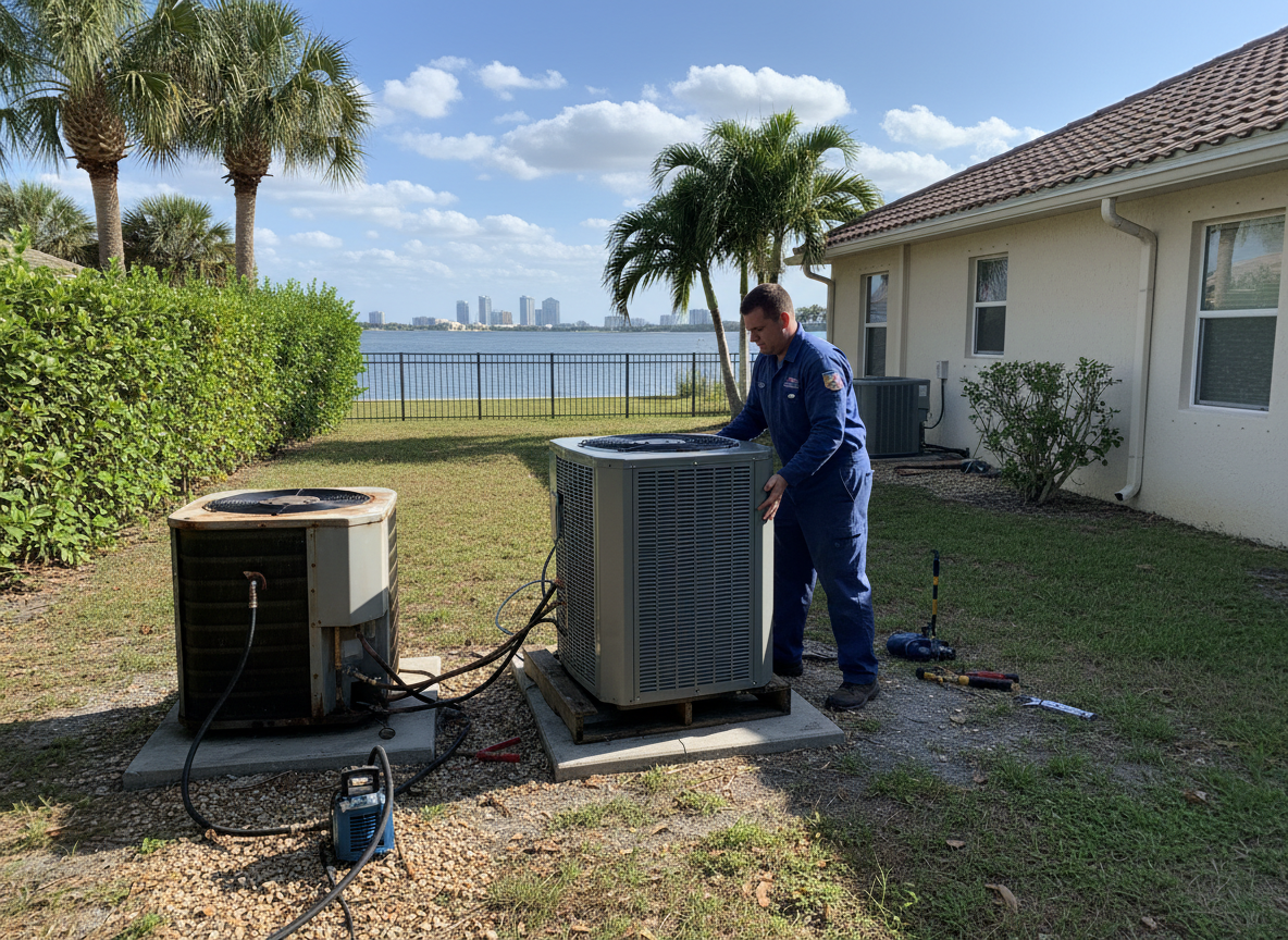 Air conditioner replacement in Tampa bay area