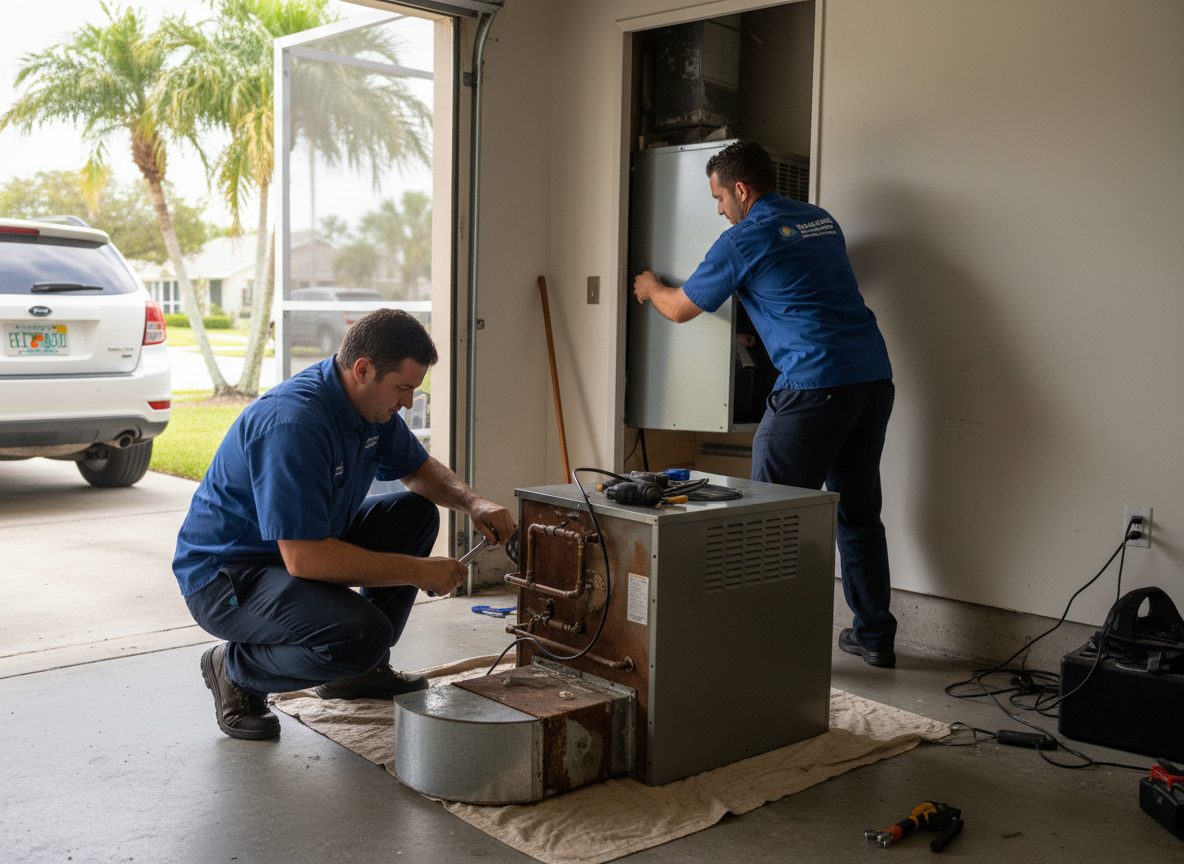 furnace replacement in Tampa bay area